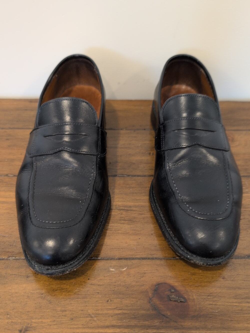 Allen Edmonds Lake Forest Men’s Leather Penny Loafers Sz 9 E Made In USA 🇺🇸